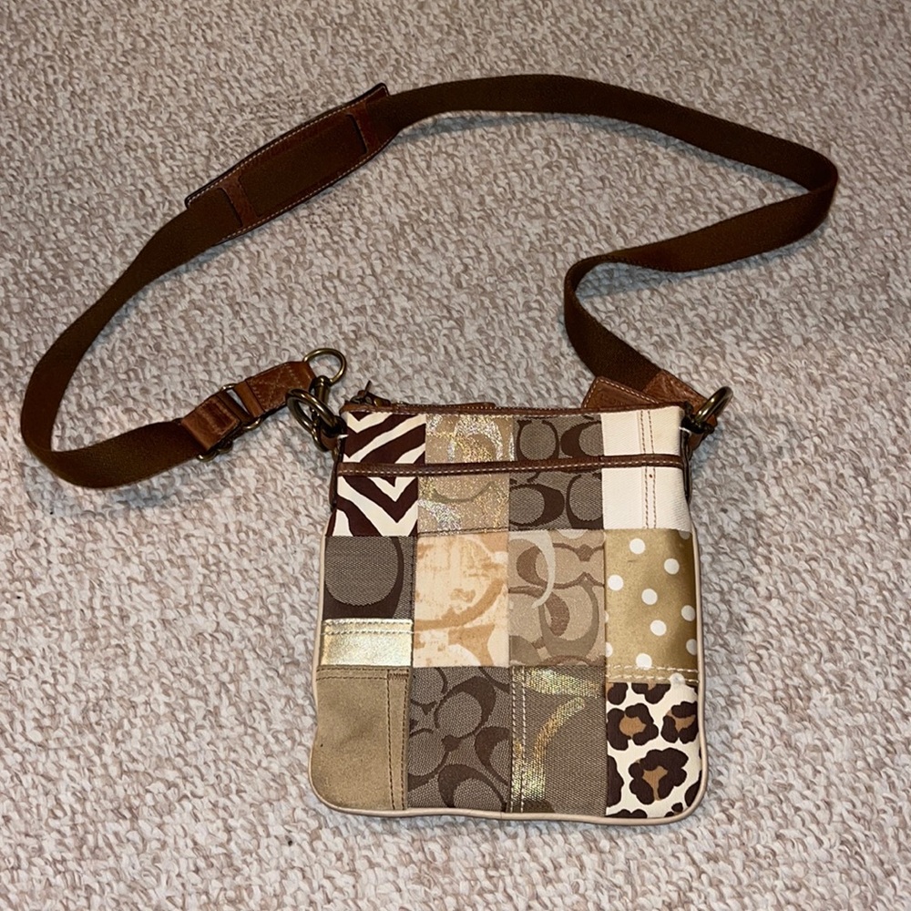 Authentic coach crossbody bag